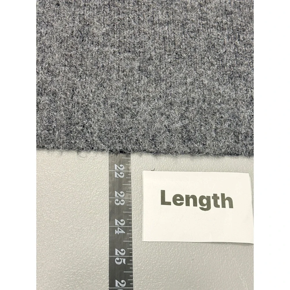 Pilcro Sweater Womens sz M Gray Cowl Neck Wool Blend boxy crop boho preppy
